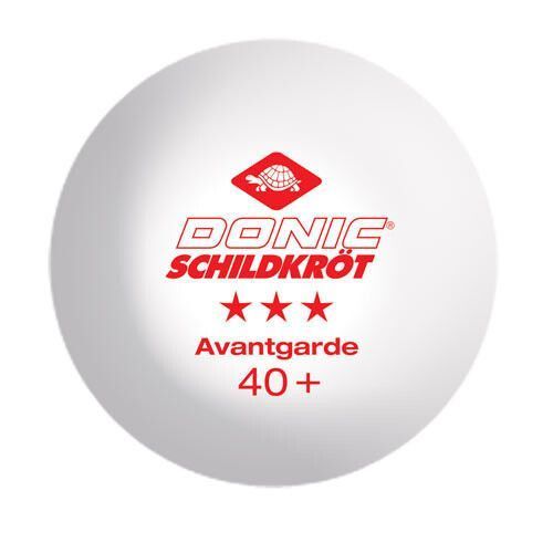Мячики для настольного тенниса Donic Avantgarde белые 3 шт (3 звезды 40 мм) 608334 фото