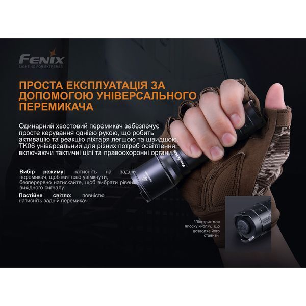 Ліхтар ручний Fenix TK06 TK06 фото