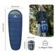 Спальник с капюшоном Naturehike MJ600 CNK2300SD014, темно-голубой 6976507663977 фото 2