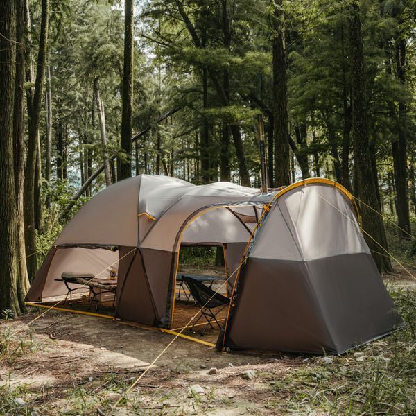 Намет шестимісний Naturehike, KOTA 6, CNK2450WS031, 75D, світло-коричневий 6927595760666 фото