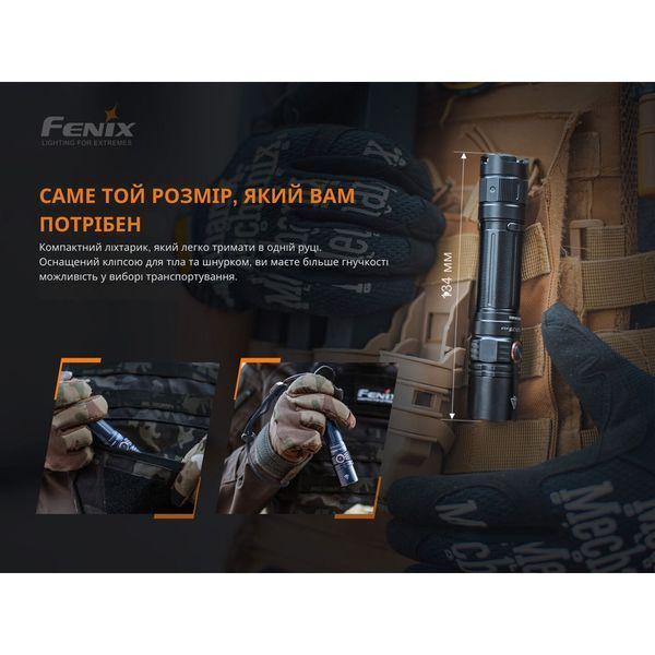 Фонарь ручной Fenix PD35 V3.0 PD35V30 фото