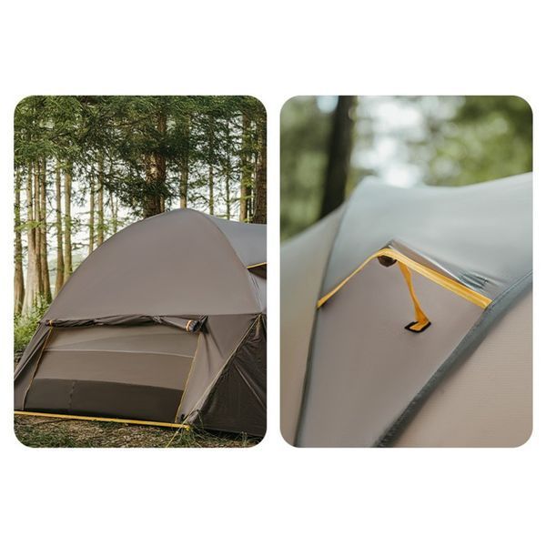 Намет шестимісний Naturehike, KOTA 6, CNK2450WS031, 75D, світло-коричневий 6927595760666 фото