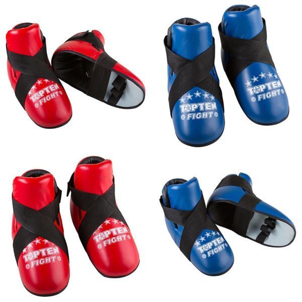Фути для карате Top Ten | Захист на ноги синій розмір М KS/T10-M2 фото