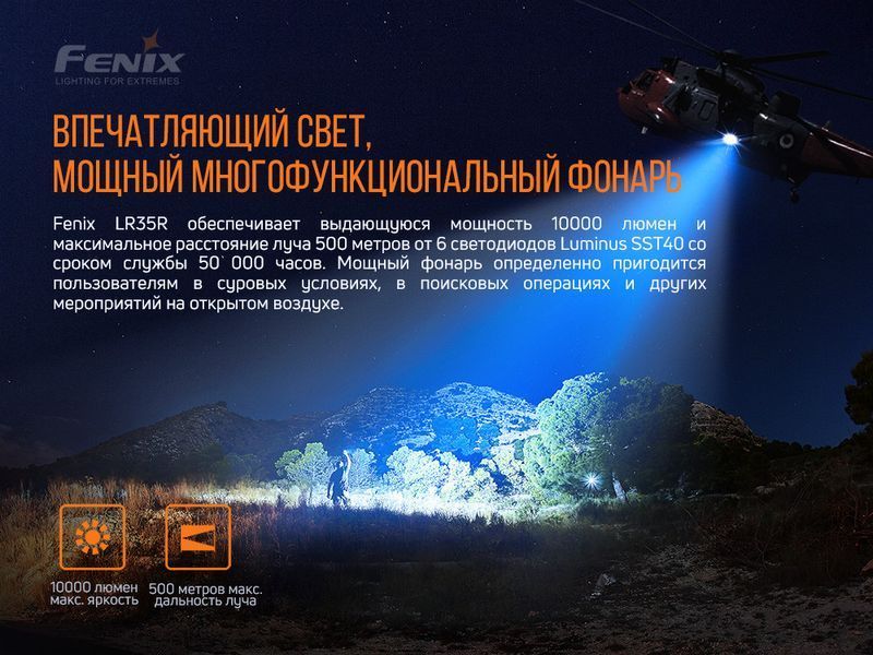 Фонарь ручной Fenix LR35R LR35R фото