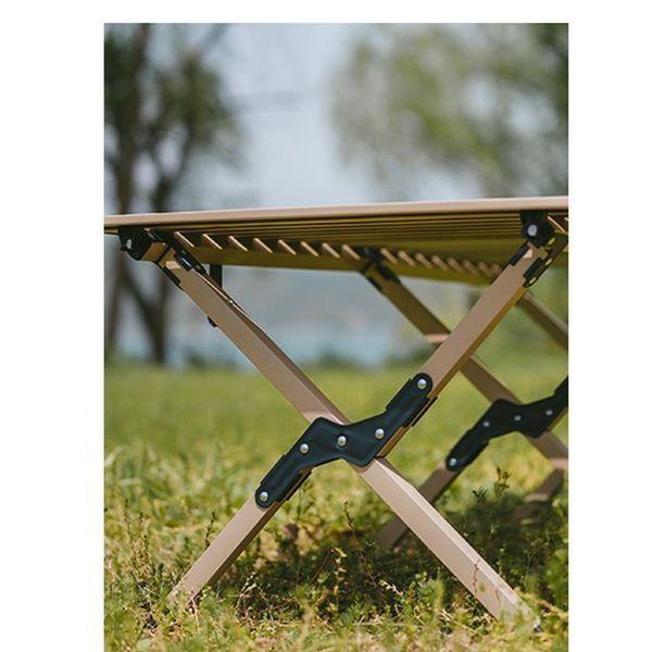 Складаний стіл Naturehike Simple Star T01 CNK2550JJ018, 89х60 см, вуглецева сталь, бежевий 6977465865090 фото