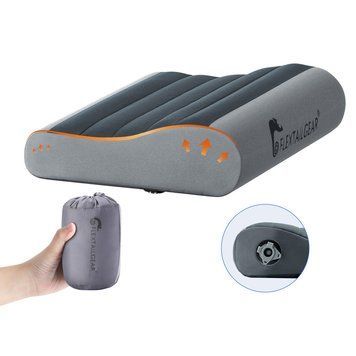 Надувна подушка анатомічна Flextail Zero Pillow, сіра 6971670131032 фото