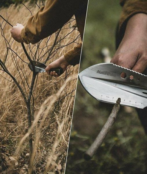 Лопата многофункциональная Naturehike NH20GJ001, паракорд / нержавеющая сталь 6927595744666 фото