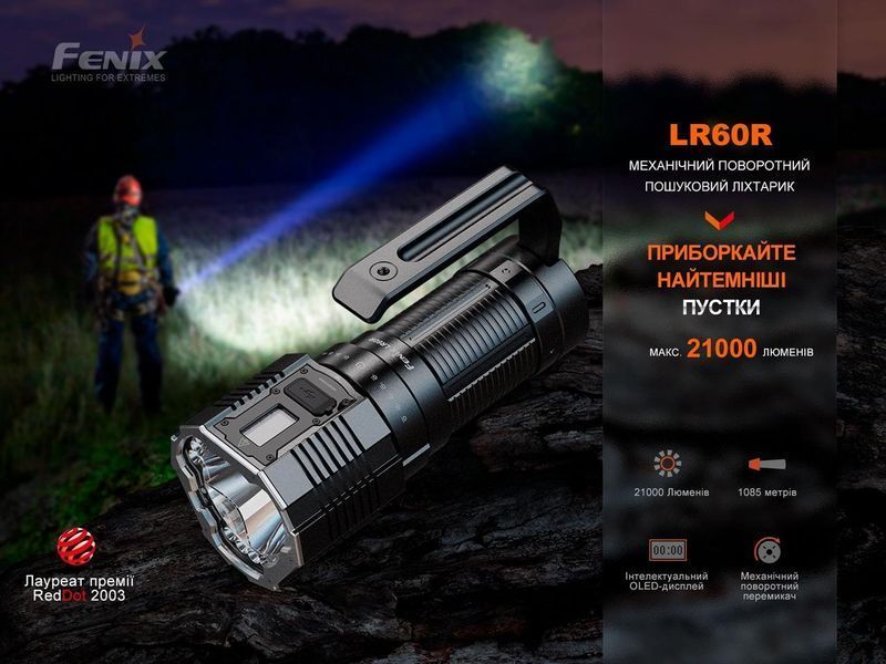 Фонарь ручной Fenix LR60R LR60R фото