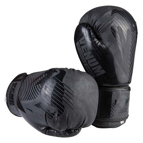 Боксерські рукавички Venum 8,10, 12 унцій матові VM2955/12BL фото