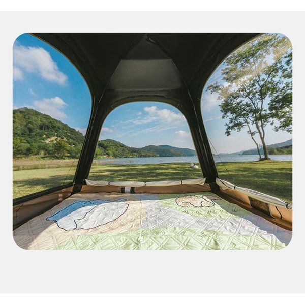 Намет тримісний автоматичний із тентом Naturehike Ango CNK2550WS010, L, коричневий 6975641887799 фото