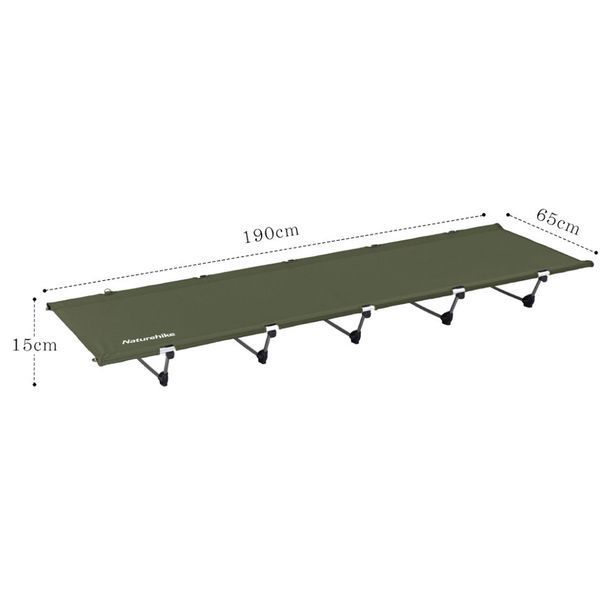 Кровать складная Naturehike XJC05 NH20JJ001, Полиэстер Oxford / алюминий, темно-зеленая 6927595768761 фото