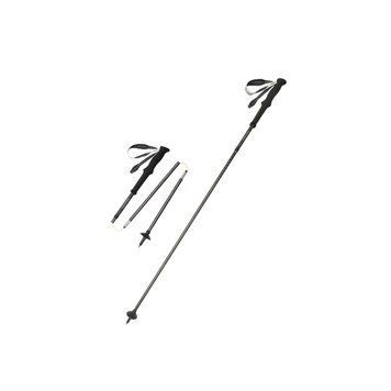 Трекінгова палиця Naturehike CNK2450DS017, 130 см, чорна 6927595789483 фото