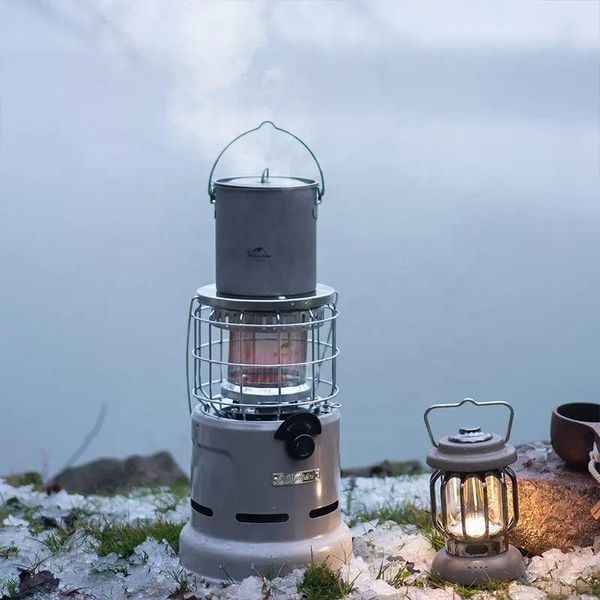 Газовая горелка-обогреватель Naturehike CNH22CJ014, бежевая 6927595707883 фото