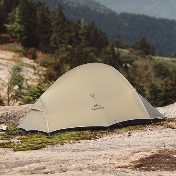 Намет надлегкий двомісний Naturehike Cloud Up Pro CNK2350WS020, 20D, пісочний 6927595777008 фото