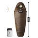 Спальник с натуральным пухом Naturehike Snowbird CNK2550WS014, p-р L, темно-коричневый 400 г 6927595784396 фото 8