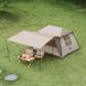Намет з навісом Naturehike Village CNK2300ZP021, коричневий великий 6976023920189 фото 3