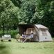 Намет з навісом Naturehike Village CNK2300ZP021, коричневий великий 6976023920189 фото 6