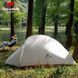 Намет надлегкий тримісний з футпринтом Naturehike Cloud Up 3 Updated NH18T030-T, 20D, темно-зелений 6927595765685 фото 5