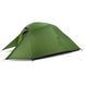Намет надлегкий тримісний з футпринтом Naturehike Cloud Up 3 Updated NH18T030-T, 20D, темно-зелений 6927595765685 фото 1