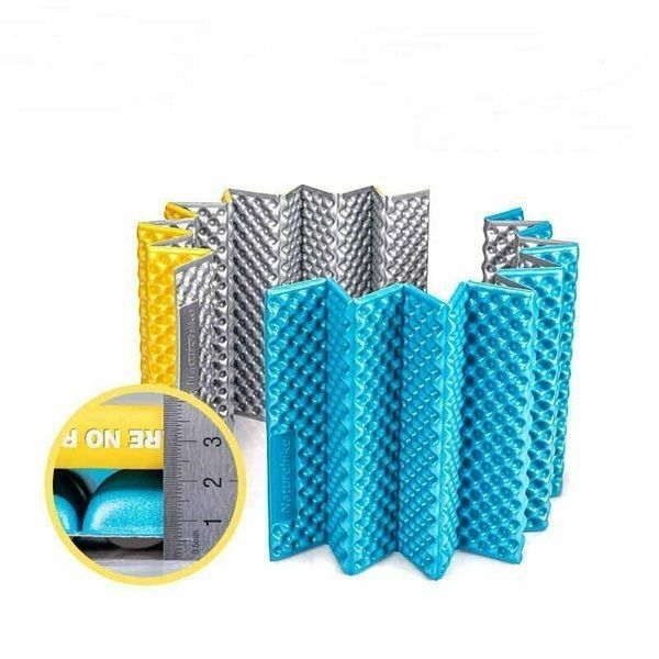 Коврик складной IXPE NaturehikeThickened NH20FCD07, алюминиевая пленка, 25 мм, желтый 6927595748084 фото
