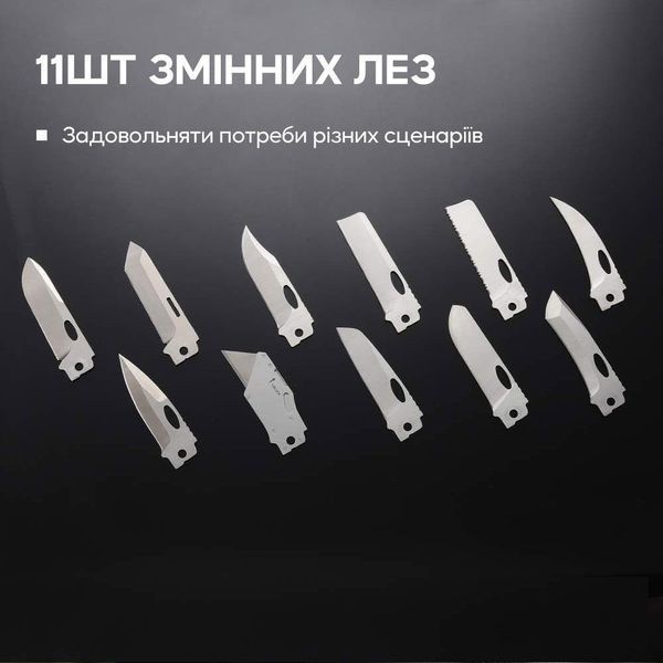 Набор сменных клинков Roxon (BA04; BA10; BA11) 3in1 для S501U, S502U, S802 BA041011 фото