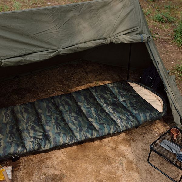 Спальный мешок с капюшоном Naturehike M320 CNK2350WS023, зеленый камуфляж, левый 6975641889199 фото