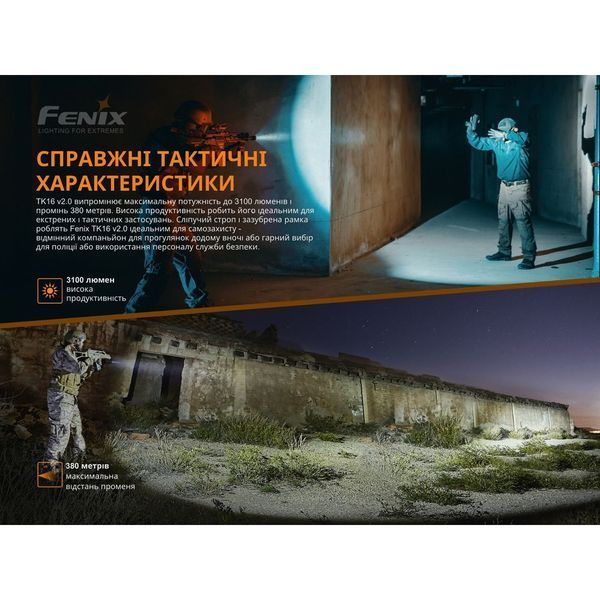 Фонарь ручной Fenix TK16 V2.0 TK16V20 фото