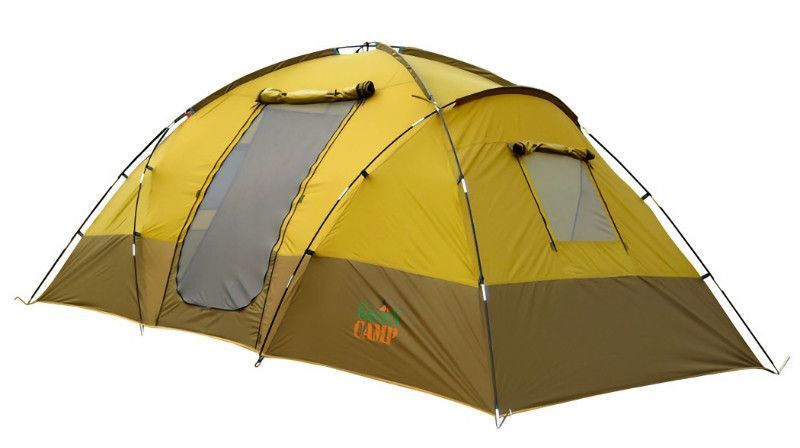 Палатка туристична 4 місна Green Camp 1100 з тамбуром GC1100 фото