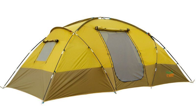 Палатка туристична 4 місна Green Camp 1100 з тамбуром GC1100 фото