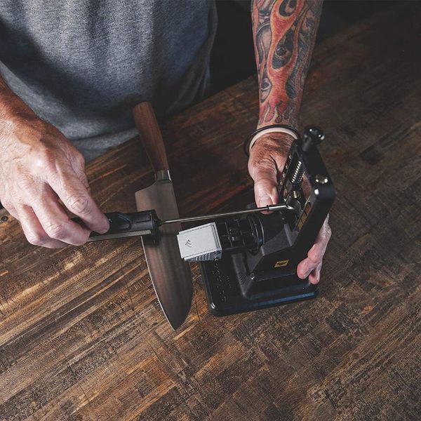 Акційний набір Work Sharp Точилка механічна The Precision Adjust Knife Sharpener WSBCHPAJ-I + Точилка механічна Micro WSEDCMCR WSHLD25-1 фото