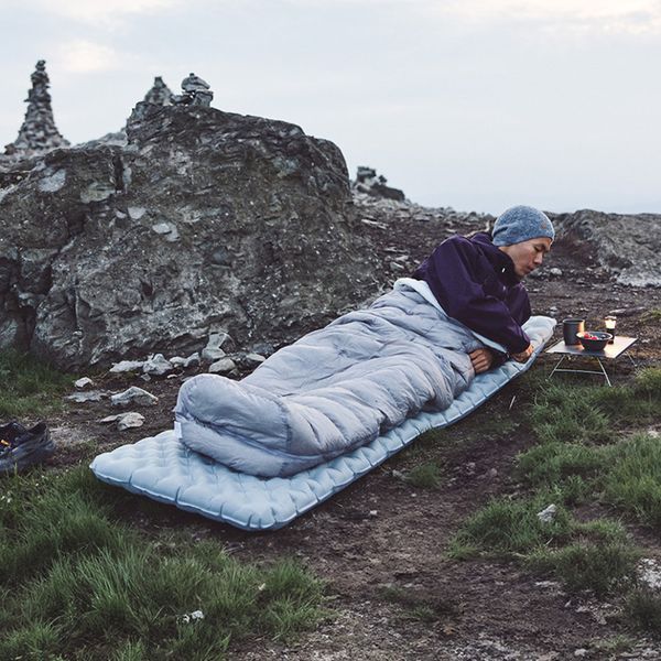 Матрац надувний одномісний UL Naturehike CNK2450WS012, 196*64, сірий 6976507663199 фото