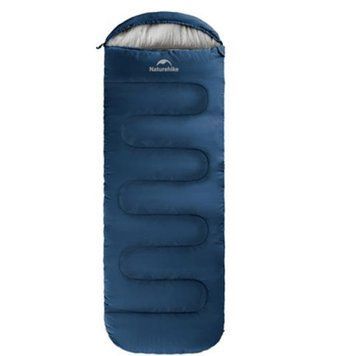 Спальник с капюшоном и закругленным дном Naturehike Y150 NH21MSD08 правый, темно-голубой 6976507663885 фото