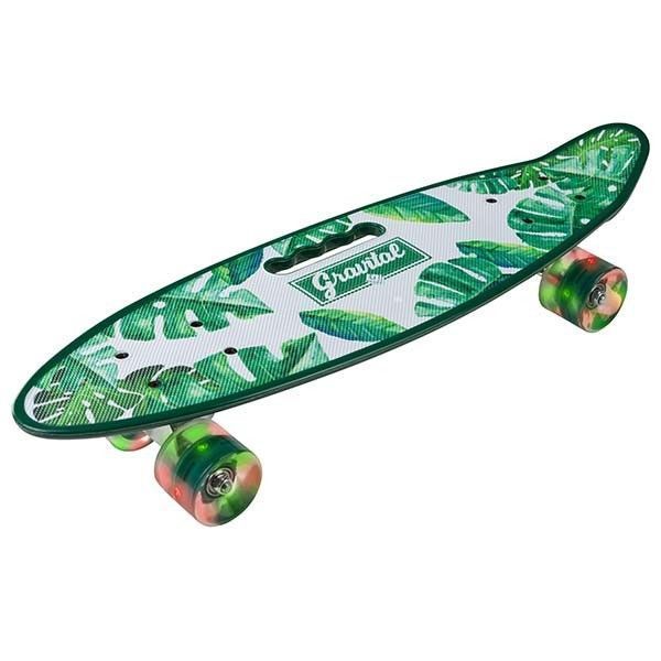 Скейт PennyBoard, з ручкою, світні колеса YB-108 фото