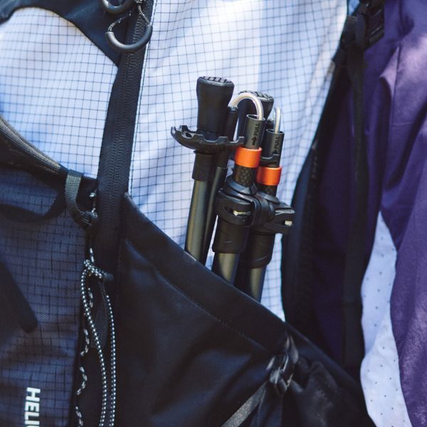 Трекінгова палиця Naturehike CNK2450DS013, 115-135 см, чорна 6975641883920 фото