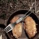 Виделка титанова складана Naturehike NH19C001-J сіра з мішечком 6927595734759 фото 2