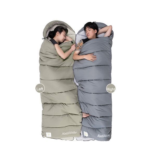 Спальный мешок с капюшоном Naturehike M300 NH20MSD02, зеленый, левый 6975641886686 фото