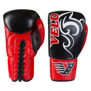 Боксерські рукавички Velo на шнурівці, шкіра, 12 oz VLS3-12 фото