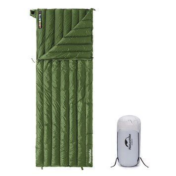 Спальный мешок с натуральным пухом Naturehike CWM295 CNK2300SD013, зеленый 6976023920882 фото