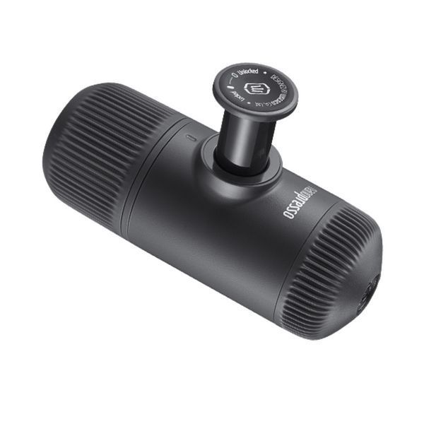 Портативна еспресо-кавоварка Wacaco Nanopresso сіра з чохлом, механічна, для меленої кави WNANOGRcase фото