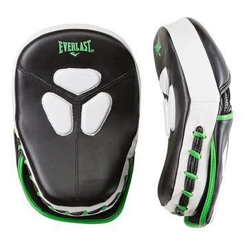 Лапы для бокса Everlast зелено-белые EV-DX20 фото