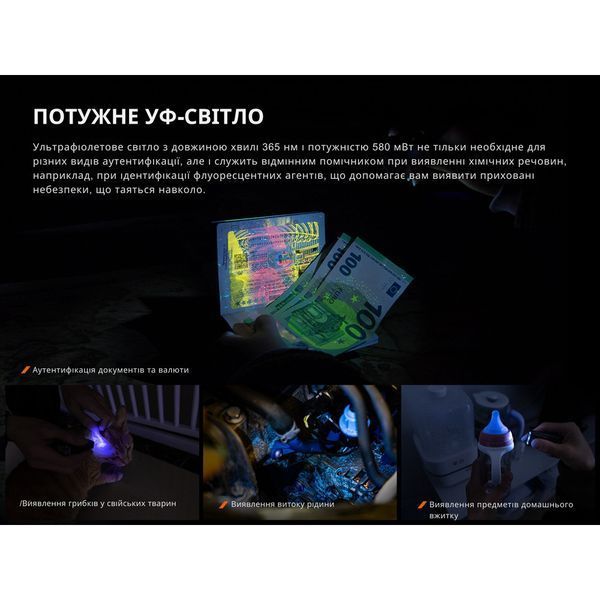 Фонарь наключаемый Fenix E06R, белый | Лимитированная серия E06RWH фото