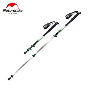 Треккинговая палка 3-х сек. Naturehike Women 6061 AL NH17D001-Z, 57-120 см, алюминий, зеленая 6975641885573 фото