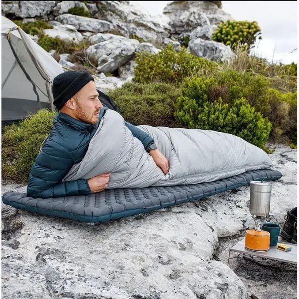 Матрац надувний надлегкий Naturehike CNH22DZ018, із мішком для надування, прямокутний зелений 183 см 6975641888611 фото