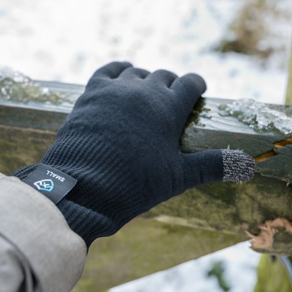 Перчатки водонепроницаемые Dexshell ThermFit 3.0 Gloves, черные, размер L DG12402BLK-L фото