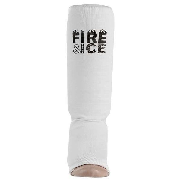 Захист гомілки FIRE&ICE | Щитки на ноги білі розмір L 1036FR-L фото