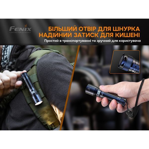 Фонарь ручной Fenix C6V3.0 оранжевый | Лимитированная серия C6V30orange фото