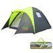 Палатка тримісна Green Camp туристична з тамбуром 1011 GC1011 фото 1