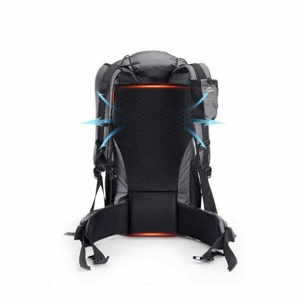 Рюкзак туристический Naturehike Rock NH20BB113, 40+5 л, черный 6927595765401 фото