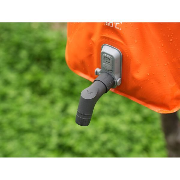Душ портативний із ємністю та насосом Flextail Tiny Shower Bag, 20л, помаранчевий TSB-650 фото