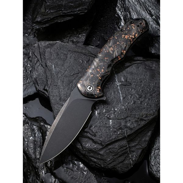 Ніж складаний Civivi Praxis Shredded Carbon Fiber C803I C803I фото